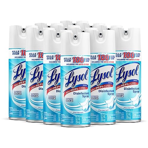 Lysol Linen / 12.5 Ounce (Pack of 12) / Clear Disinfectant Sprays & Liquids