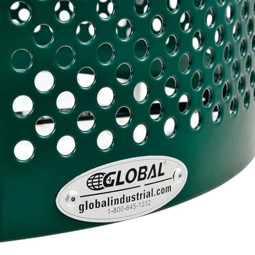 Global Industrial Green / Industrial / 36.0 gallons Outdoor Trash Cans
