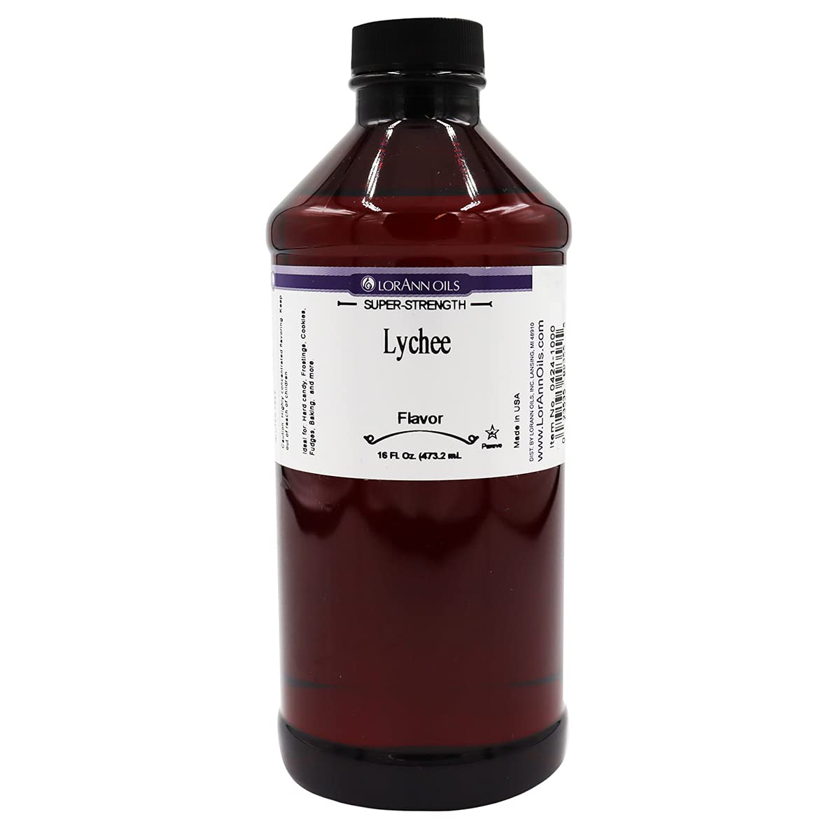 LorAnn Lychee SS Flavor by LorAnn Oils – 16 ounce, No Color, Model Flavoring, Bakery, Super Strength