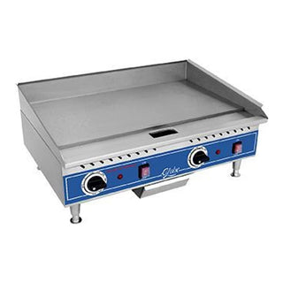 24” Economy Light-Duty Electric Griddle by Globe – Stainless Steel, Metallic, Model PG24E