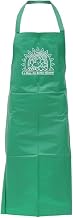 Locknane Bib Apron with Produce Department Imprint Green Vinyl - 39"L x 31"W