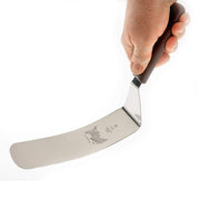 Mercer Culinary Beveled Side Edge Turner / 8" x 3" / 1 Barbecue Turners
