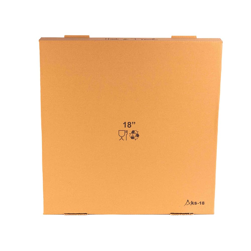 KITCH24/7 Brown / 18 x 18 x 2 / 85.0 ounces Pizza Boxes
