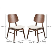 Solid Wood Dining Chairs Set of by Starlight Canyon Home – Solid + Manufactured Wood, Brown, Pack of 6