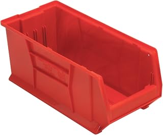QUANTUM STORAGE SYSTEMS QUS953RD HULK Heavy Duty Part Organizer Red Bins 24" L x 11" W x 10" H 4 Pack