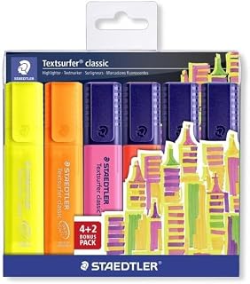 STAEDTLER Textsurfer Classic 4+2 Promopack