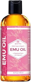 Leven Rose Emu Oil 100% Pure Natural Scar Minimizer Anti Aging Skin Moisturizer 16 oz