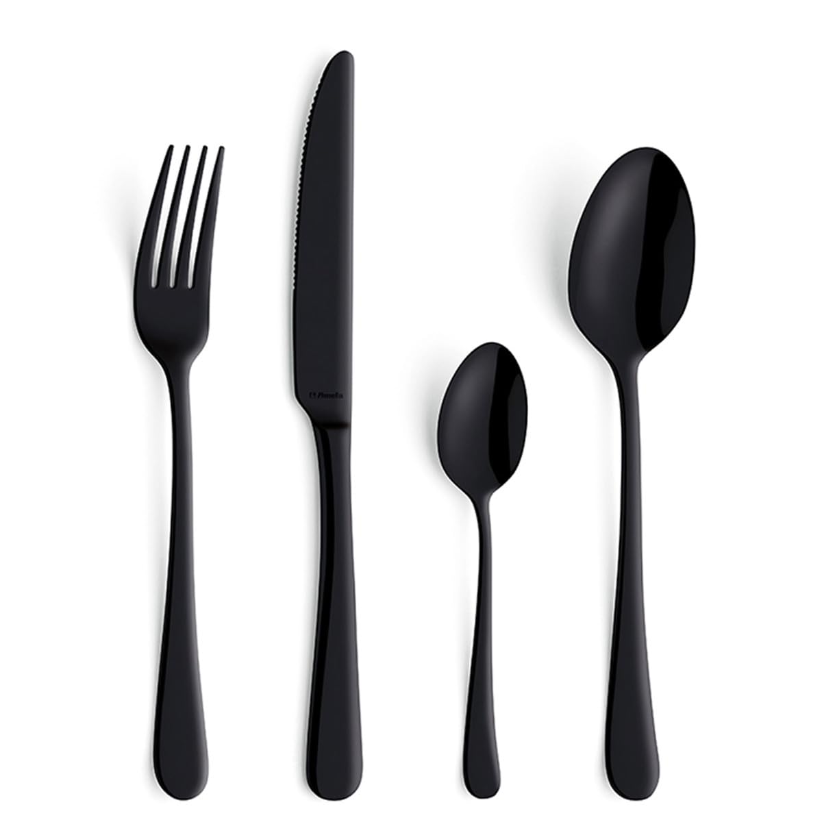 Amefa Table fork x12 / Matte Black / 207 mm Dinner Forks