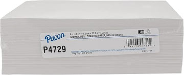 Pacon Drawing Paper, White, 6" x 9", 500 Sheets/Pack, 1 Pack