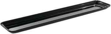 HUBERT Food Pan Made Black Acrylic- 30" L x 6" W x 1" D
