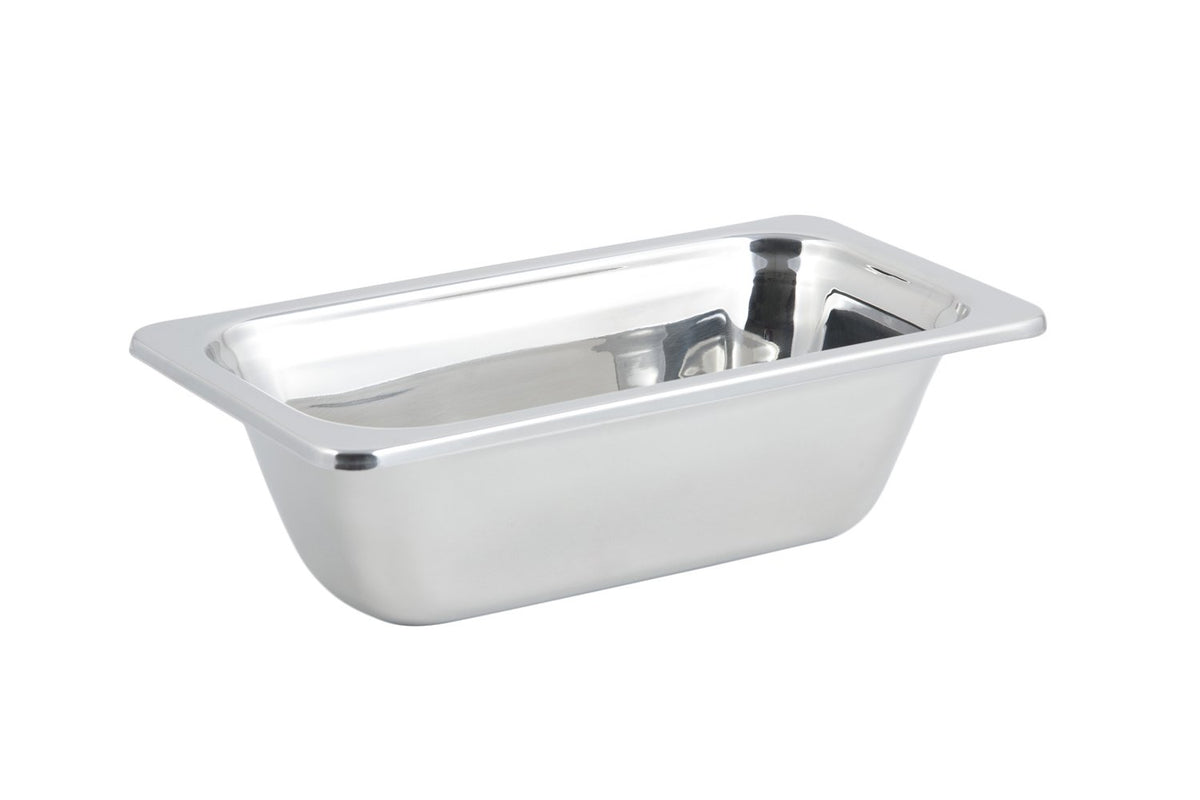 Stainless Steel 1/3 Size Food Pan by Bon Chef – 2.0 quarts, Stainless Steel, Metal, Model 5213