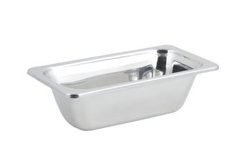 Stainless Steel 1/3 Size Food Pan by Bon Chef – 2.0 quarts, Stainless Steel, Metal, Model 5213