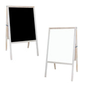 Flipside Products Natural Hardwood / 1 / White Dry Erase/Black Dry Erase Easels