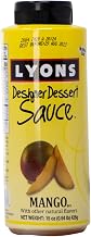 Lyons Mango Designer Dessert Sauce (Pack of 12 Bottles)