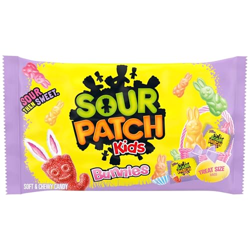 Sour Patch Kids Easter Bunnies / 7.93 Ounce (Pack of 1) / Bunny Gummy Candy