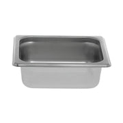 Kratos Steam Table Pan Hotel Pan 1/6 Size Stainless Steel - 2 1/2" D by HUBERT – 2.5 inches, Stainless Steel