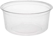 Vegware 12 oz PLA Round Deli Container - 500/Case