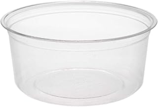 Vegware 12 oz PLA Round Deli Container - 500/Case