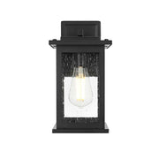 Ringgold One Light Outdoor Wall Sconce Black by Lighting Design – Iron, Black