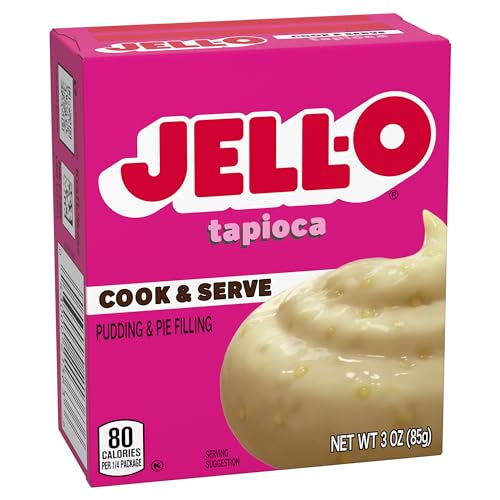 Jell-O Tapioca / 3 Ounce (Pack of 24) / 24 Pudding Mixes