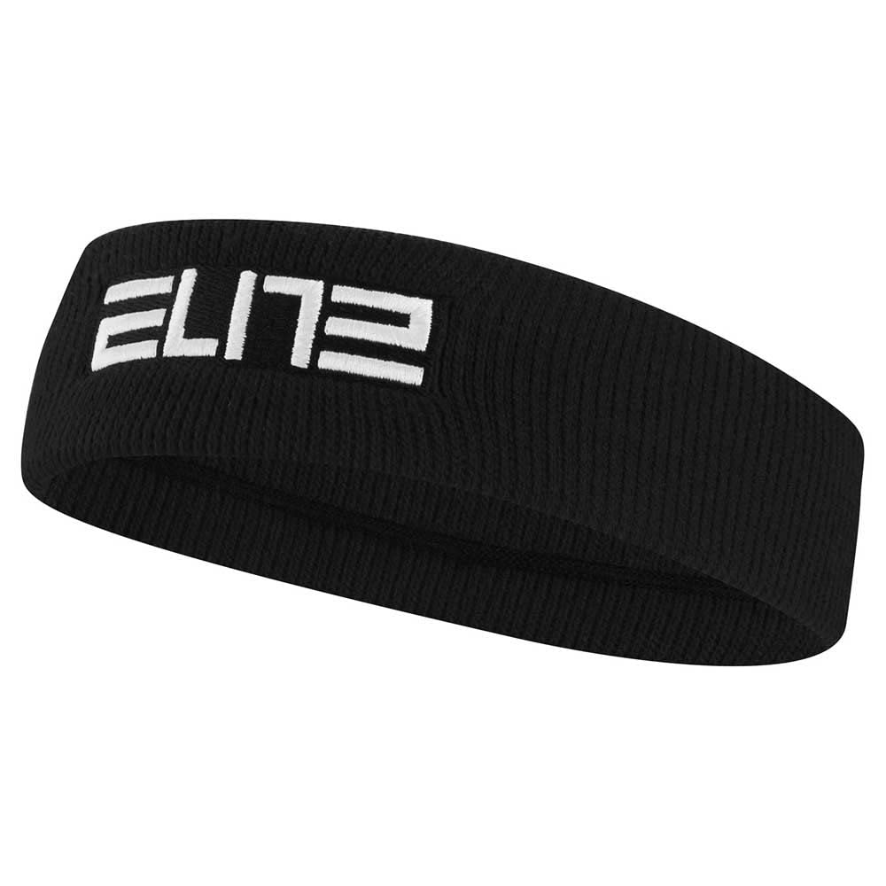 Elite Headband Black White by Nike – F, Nylon, black/ white, Model N1006699-010