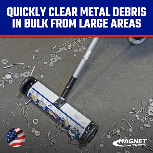 Master Magnetics Silver / L / 13" Magnetic Sweepers