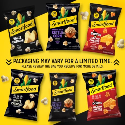 Smartfood White Cheddar / 0.63 Ounce (Pack of 40) / Smartfood Popped