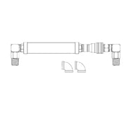 Gas Hose with Quick Disconnect with 48-Inch Long 1-Inch NPT by T&S Brass – not_applicable, 1.0 load, Brass, Model HG-4E-48S