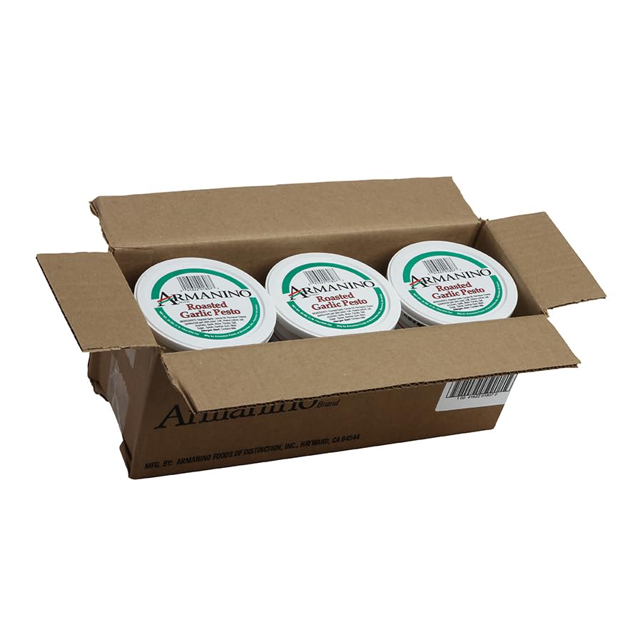 Roasted Garlic Pesto by Armanino – 30 Ounce, Pack of 3, Model 1807F
