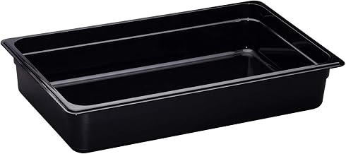 Cambro 14HP110 Food Pan 1/1 X 4" H-Pan Black Case of 6