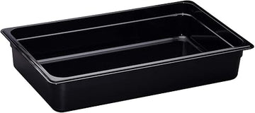 Cambro 14HP110 Food Pan 1/1 X 4" H-Pan Black Case of 6