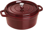 STAUB Round Cocotte - 5.5Qt - Grenadine | Aroma Rain Lid, Suitable for All Hob Types, Round, Grenadine-Red