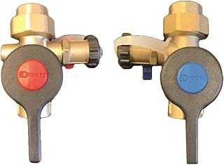 Noritz IK-WV-200-3-TH-LF 3/4 Inch Threaded Isolation Valve Kit with Male 500K Btuh Pressure Relief Valve - N/A