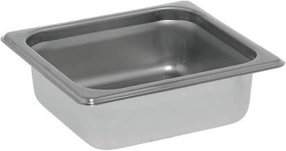 HUBERT Kratos Steam Table Pan Hotel Pan 1/6 Size Stainless Steel S - 2 1/2" D