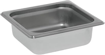 HUBERT Kratos Steam Table Pan Hotel Pan 1/6 Size Stainless Steel S - 2 1/2" D