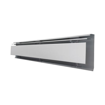 Slant/Fin 2' Dummy Enclosure Only 30 Series by Slant Fin – 25"L x 2.69"W x 7.88"H, Galvanized Steel, White, Model 101-403-2