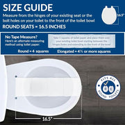 Bemis Round / American / White Toilet Seats