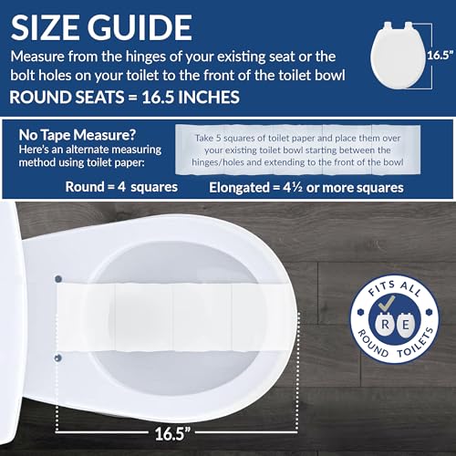 Bemis Round / American / White Toilet Seats