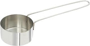 Winco 6" 1/2 Cup Stainless Steel Measuring Cup with Wire Handle