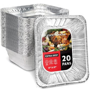 Stock Your Home 2 Count / 2 / Silver Food Storage Containers