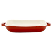GET 0.31 Quart / Square / Red / White Dutch Ovens