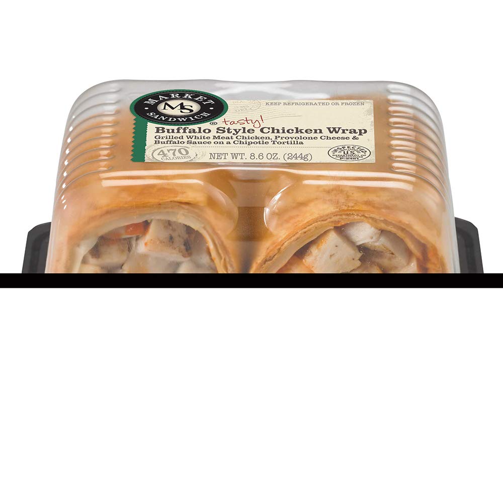 Market Buffalo Style Chicken Wrap by Deli Express – 8.6 Ounce