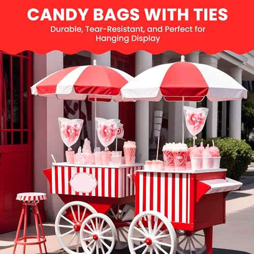 Stock Your Home 100 / 100 Count / Clear Cotton Candy