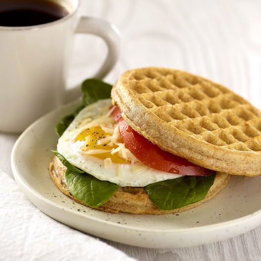 Kellogg Eggo Nutri Grain Wheat Waffles by Kellogg's – 18.813 inches, Pack of 144