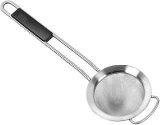 Kuhn Rikon Essential Fine Strainer – Stainless Steel Mesh for Sifting Matcha, Cocoa & Fine Powders
