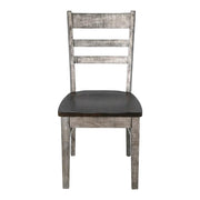 Brown Ladderback Dining Chairs Set of by Starlight Canyon Home – Solid Wood, Mahogany, Brown, Pack of 2