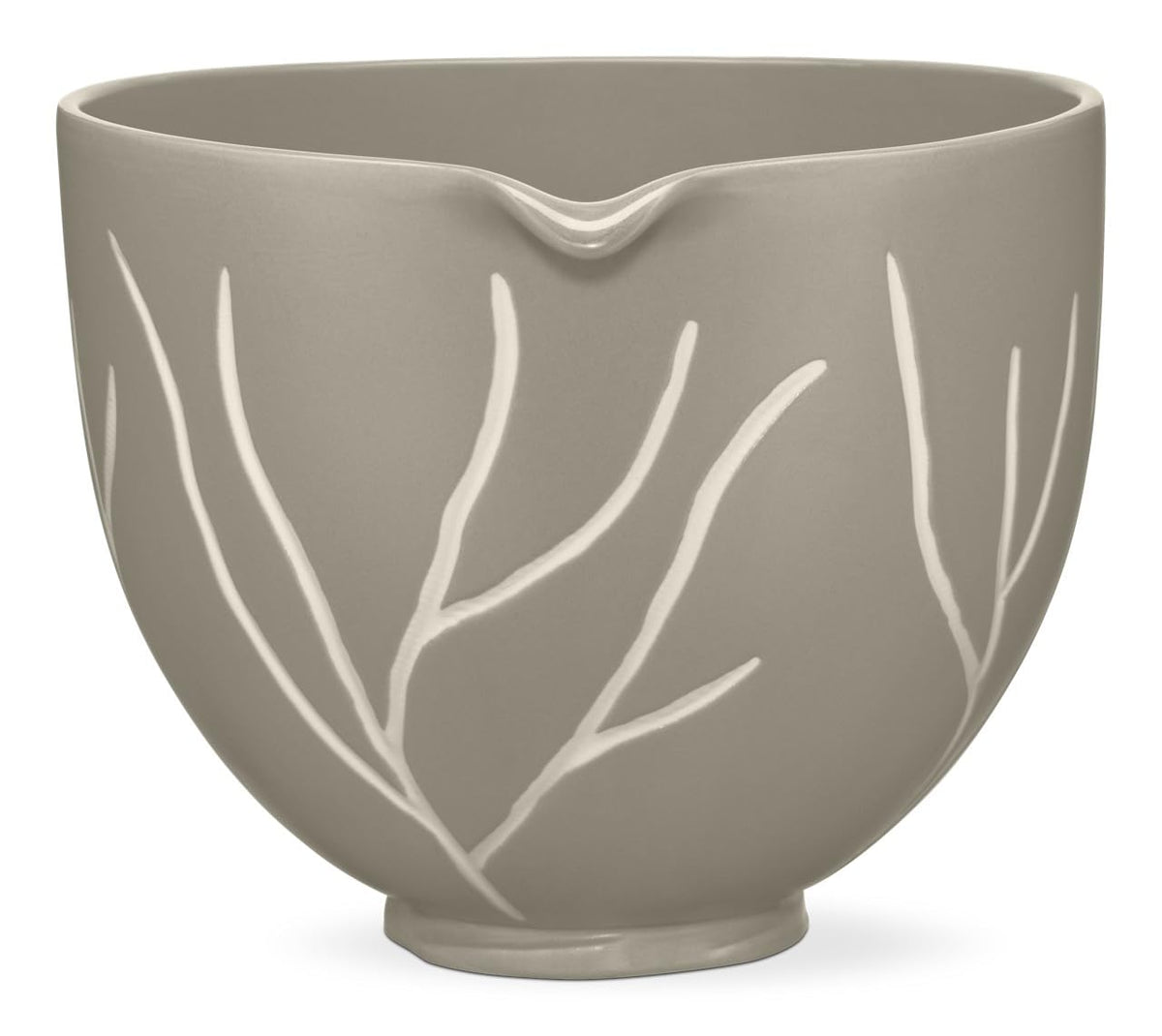 ® 5 Quart Bare Leaves Ceramic Bowl by KitchenAid – 5 Quart, Ceramic, Bare Leaves, Model KSM2CB5BL