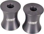 JOES RACING PRODUCTS 10978-B Motor Mount Spacer - 2 in Thick - 1/2 in ID - Aluminum - Black Anodized - Pair
