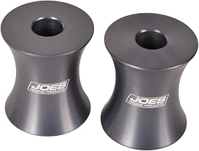 JOES RACING PRODUCTS 10978-B Motor Mount Spacer - 2 in Thick - 1/2 in ID - Aluminum - Black Anodized - Pair
