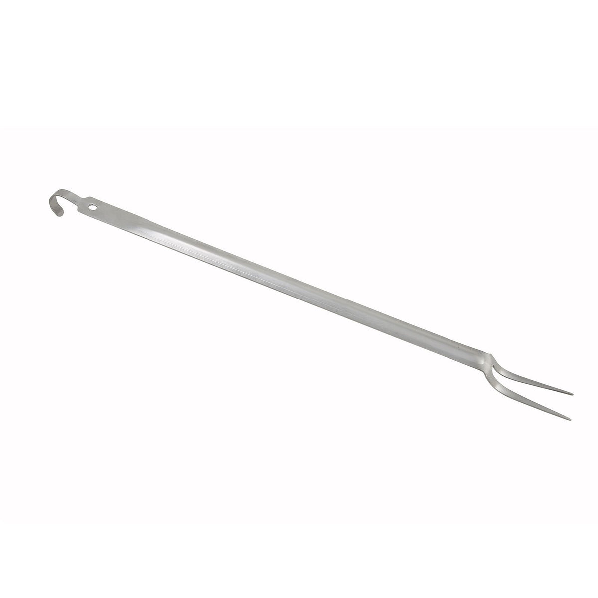 21' Basting Fork w/Hook by Winco – Stainless Steel, Silver, Model BHKF-21